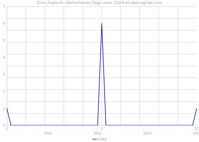 Dicky Fukkink (Netherlands) Page visits 2024 