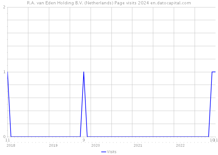 R.A. van Eden Holding B.V. (Netherlands) Page visits 2024 
