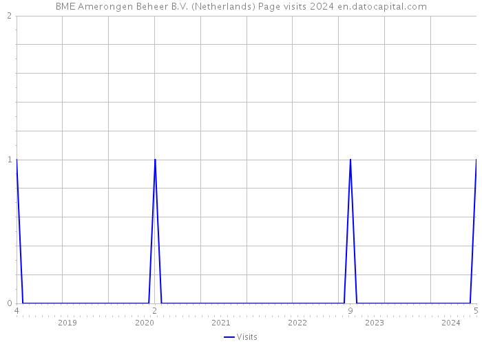 BME Amerongen Beheer B.V. (Netherlands) Page visits 2024 