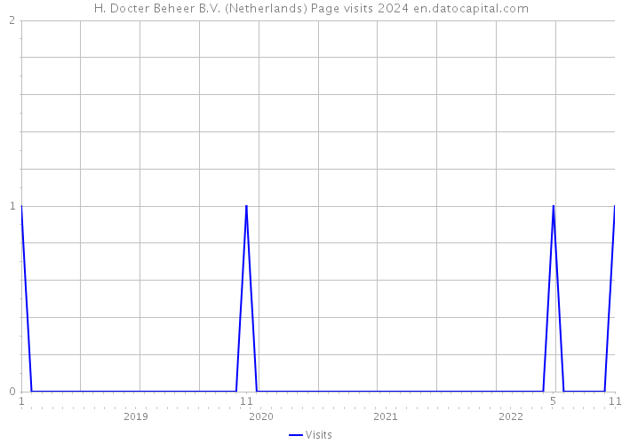 H. Docter Beheer B.V. (Netherlands) Page visits 2024 