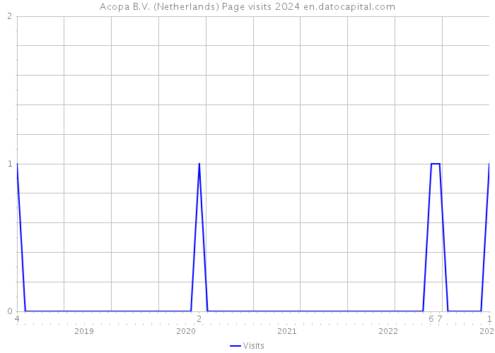 Acopa B.V. (Netherlands) Page visits 2024 