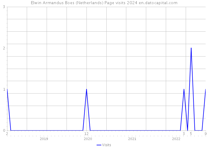 Elwin Armandus Boes (Netherlands) Page visits 2024 
