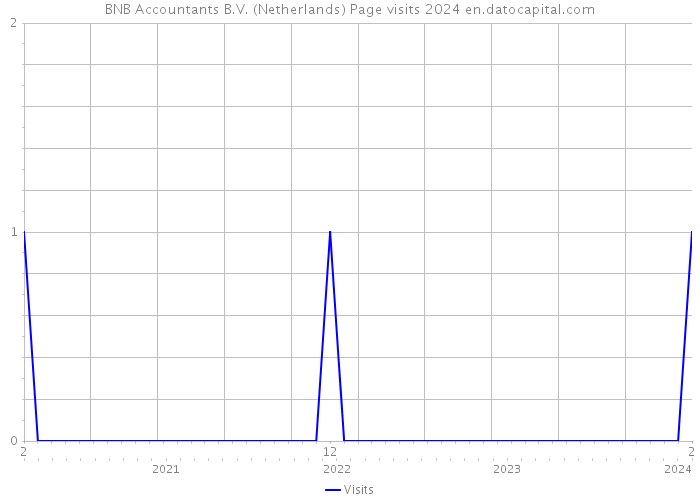 BNB Accountants B.V. (Netherlands) Page visits 2024 
