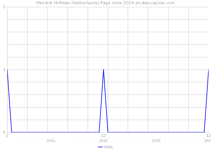 Hendrik Hofman (Netherlands) Page visits 2024 