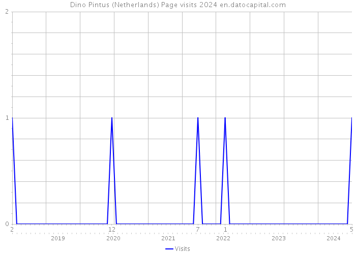 Dino Pintus (Netherlands) Page visits 2024 
