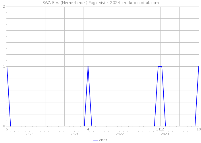 BWA B.V. (Netherlands) Page visits 2024 