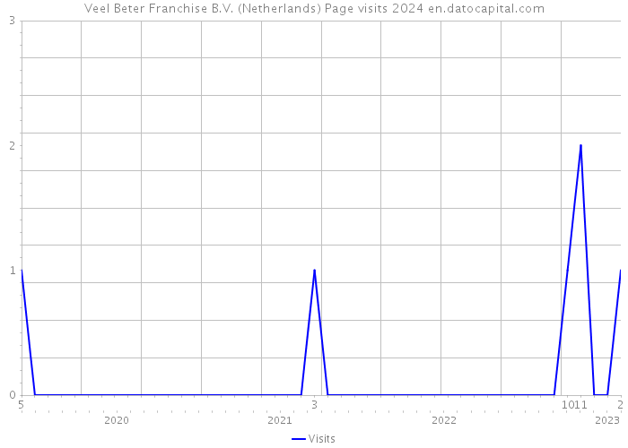 Veel Beter Franchise B.V. (Netherlands) Page visits 2024 