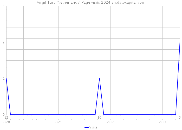 Virgil Turc (Netherlands) Page visits 2024 