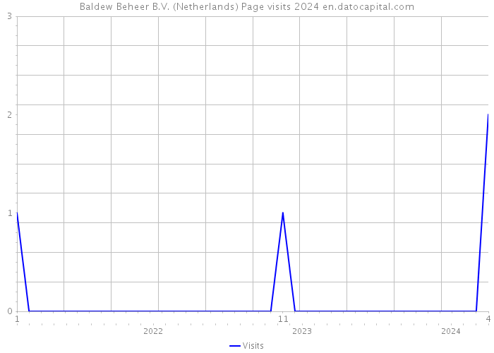 Baldew Beheer B.V. (Netherlands) Page visits 2024 