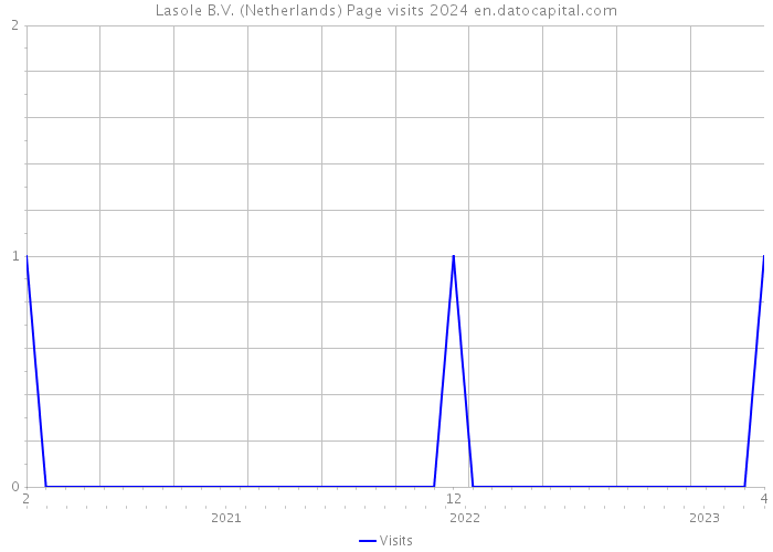 Lasole B.V. (Netherlands) Page visits 2024 