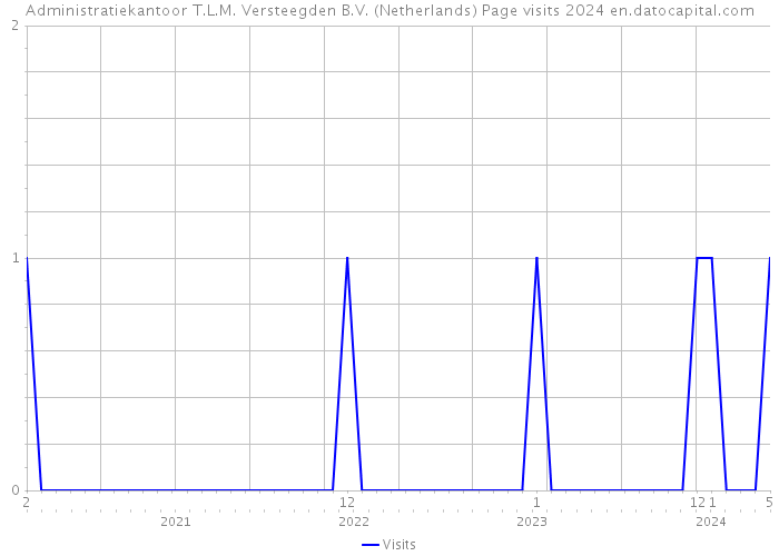 Administratiekantoor T.L.M. Versteegden B.V. (Netherlands) Page visits 2024 