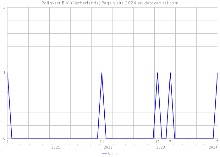 Polinvest B.V. (Netherlands) Page visits 2024 