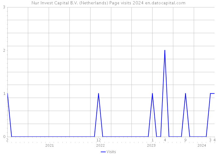 Nur Invest Capital B.V. (Netherlands) Page visits 2024 