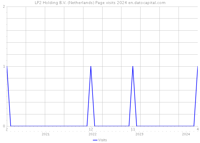 LP2 Holding B.V. (Netherlands) Page visits 2024 