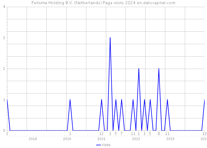 Feitsma Holding B.V. (Netherlands) Page visits 2024 
