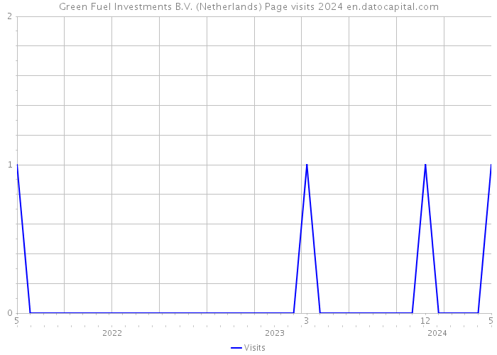 Green Fuel Investments B.V. (Netherlands) Page visits 2024 