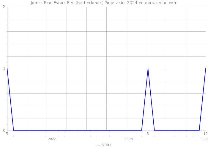 James Real Estate B.V. (Netherlands) Page visits 2024 