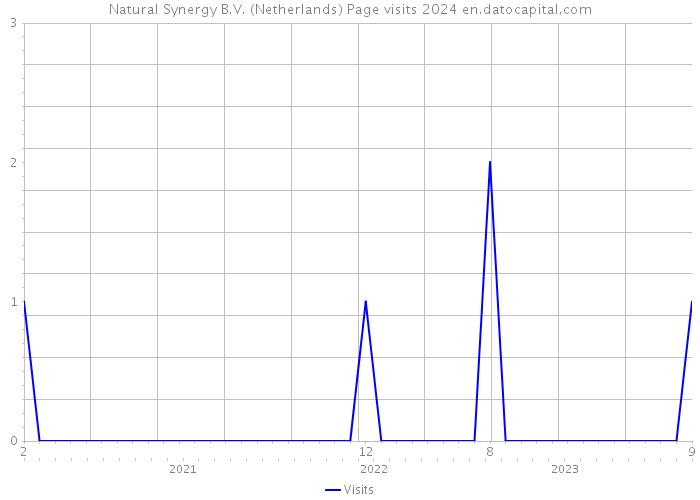 Natural Synergy B.V. (Netherlands) Page visits 2024 