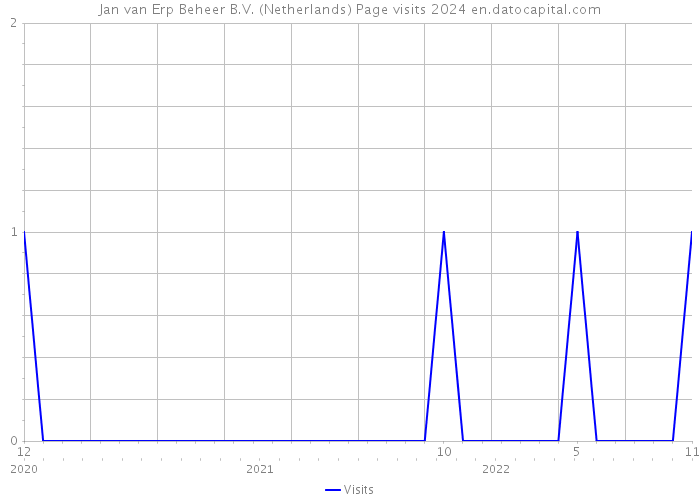 Jan van Erp Beheer B.V. (Netherlands) Page visits 2024 