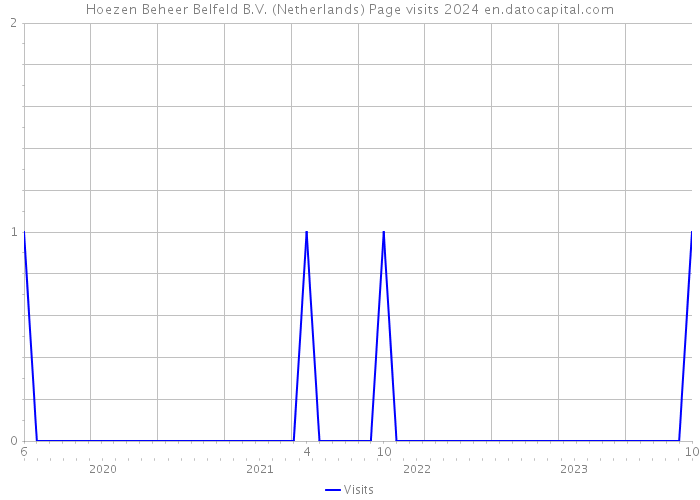 Hoezen Beheer Belfeld B.V. (Netherlands) Page visits 2024 