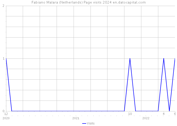 Fabiano Malara (Netherlands) Page visits 2024 