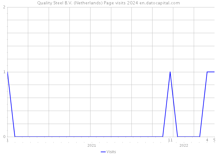 Quality Steel B.V. (Netherlands) Page visits 2024 