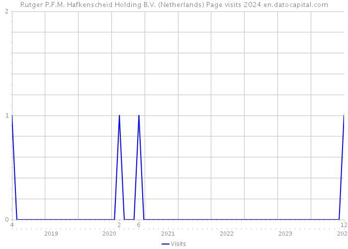 Rutger P.F.M. Hafkenscheid Holding B.V. (Netherlands) Page visits 2024 