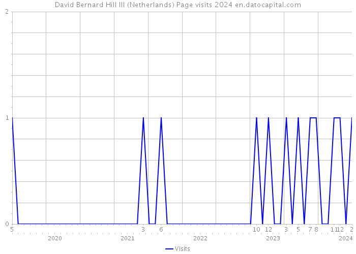 David Bernard Hill III (Netherlands) Page visits 2024 
