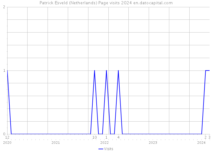 Patrick Esveld (Netherlands) Page visits 2024 