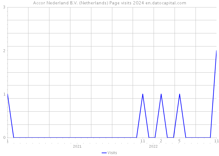 Accor Nederland B.V. (Netherlands) Page visits 2024 