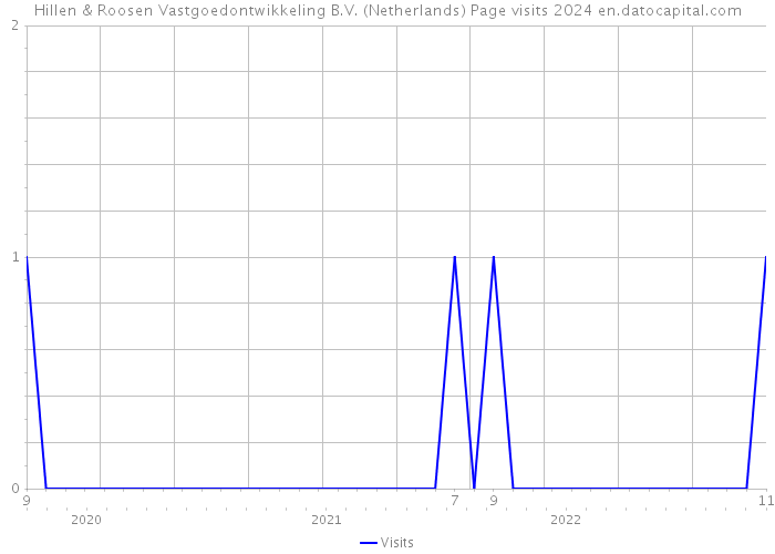 Hillen & Roosen Vastgoedontwikkeling B.V. (Netherlands) Page visits 2024 