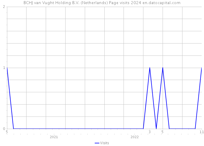 BCHJ van Vught Holding B.V. (Netherlands) Page visits 2024 