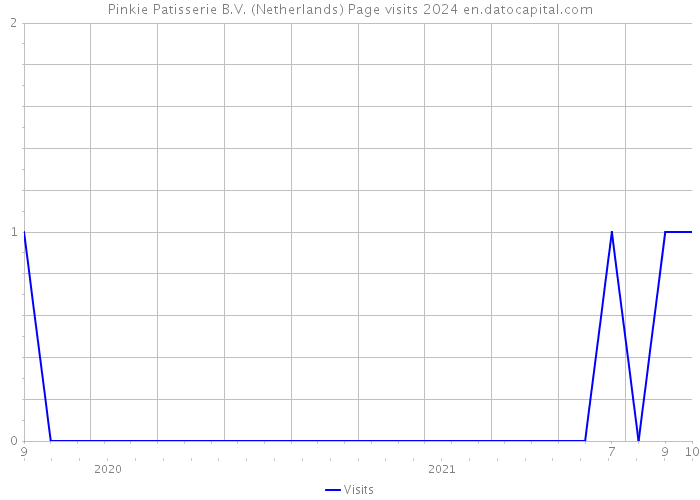 Pinkie Patisserie B.V. (Netherlands) Page visits 2024 