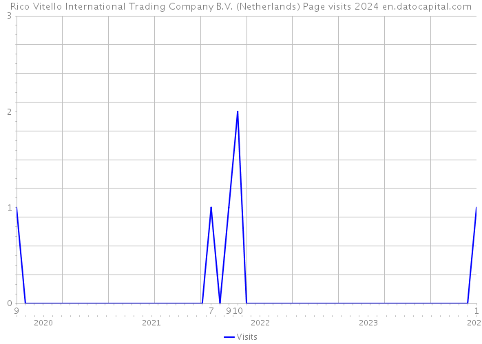 Rico Vitello International Trading Company B.V. (Netherlands) Page visits 2024 