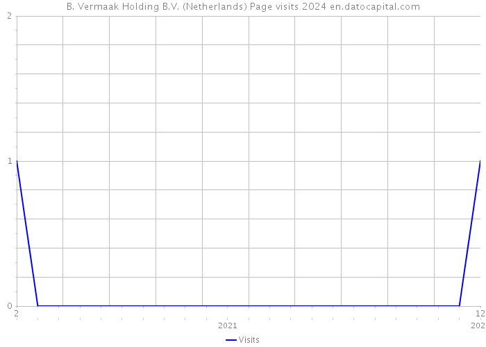 B. Vermaak Holding B.V. (Netherlands) Page visits 2024 