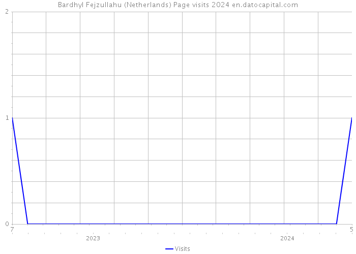 Bardhyl Fejzullahu (Netherlands) Page visits 2024 