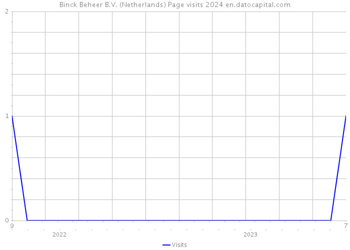 Binck Beheer B.V. (Netherlands) Page visits 2024 
