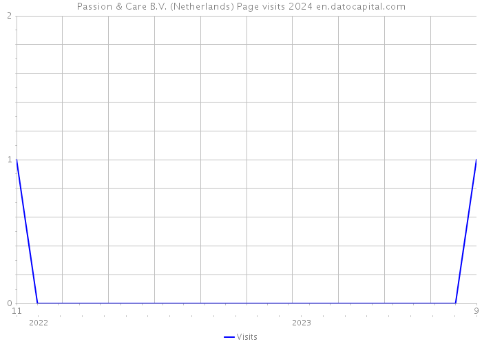 Passion & Care B.V. (Netherlands) Page visits 2024 