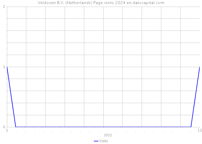 Veldoven B.V. (Netherlands) Page visits 2024 