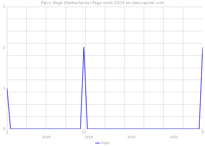 Falco Slegt (Netherlands) Page visits 2024 