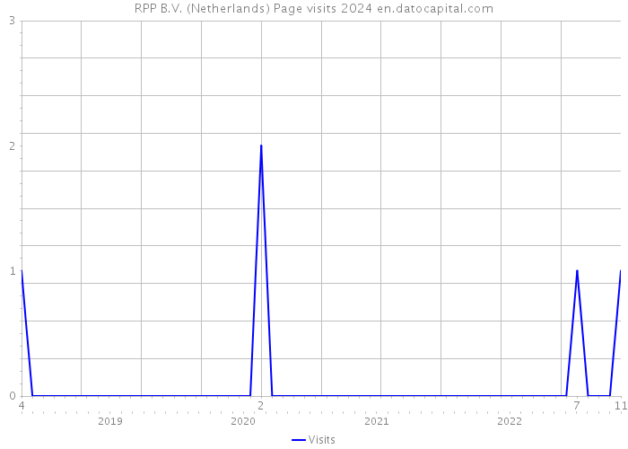 RPP B.V. (Netherlands) Page visits 2024 