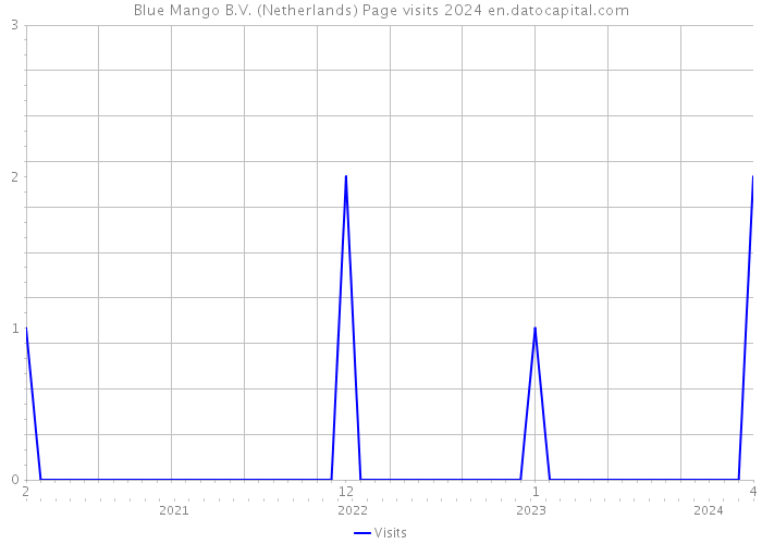 Blue Mango B.V. (Netherlands) Page visits 2024 