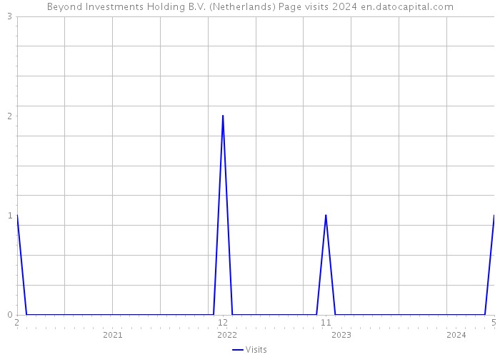 Beyond Investments Holding B.V. (Netherlands) Page visits 2024 