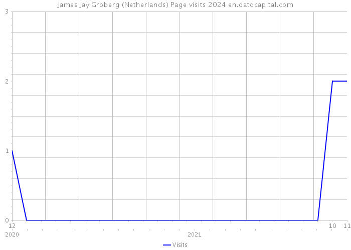 James Jay Groberg (Netherlands) Page visits 2024 