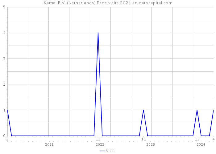 Kamal B.V. (Netherlands) Page visits 2024 