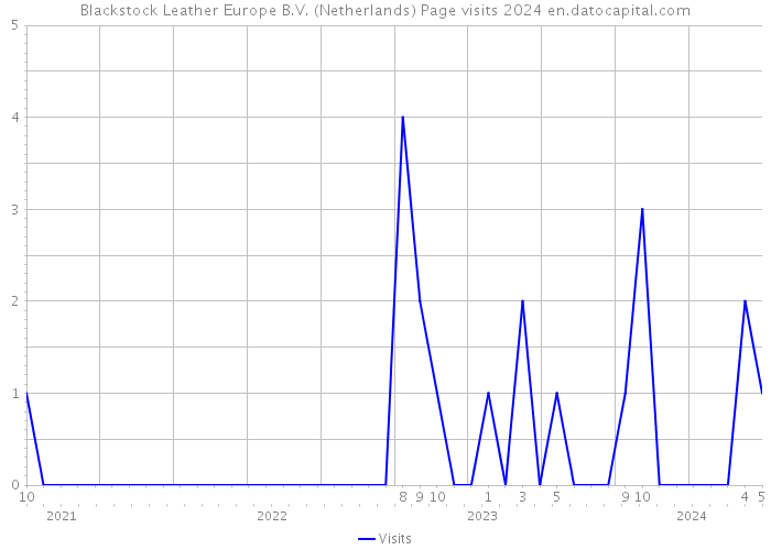 Blackstock Leather Europe B.V. (Netherlands) Page visits 2024 