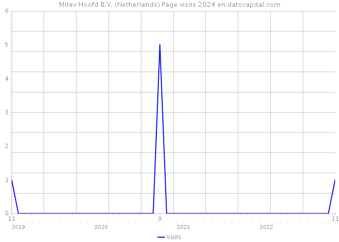 Mitev Hoofd B.V. (Netherlands) Page visits 2024 