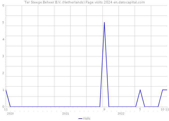 Ter Steege Beheer B.V. (Netherlands) Page visits 2024 