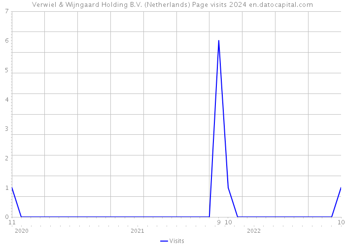 Verwiel & Wijngaard Holding B.V. (Netherlands) Page visits 2024 