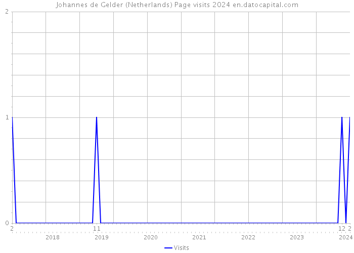 Johannes de Gelder (Netherlands) Page visits 2024 